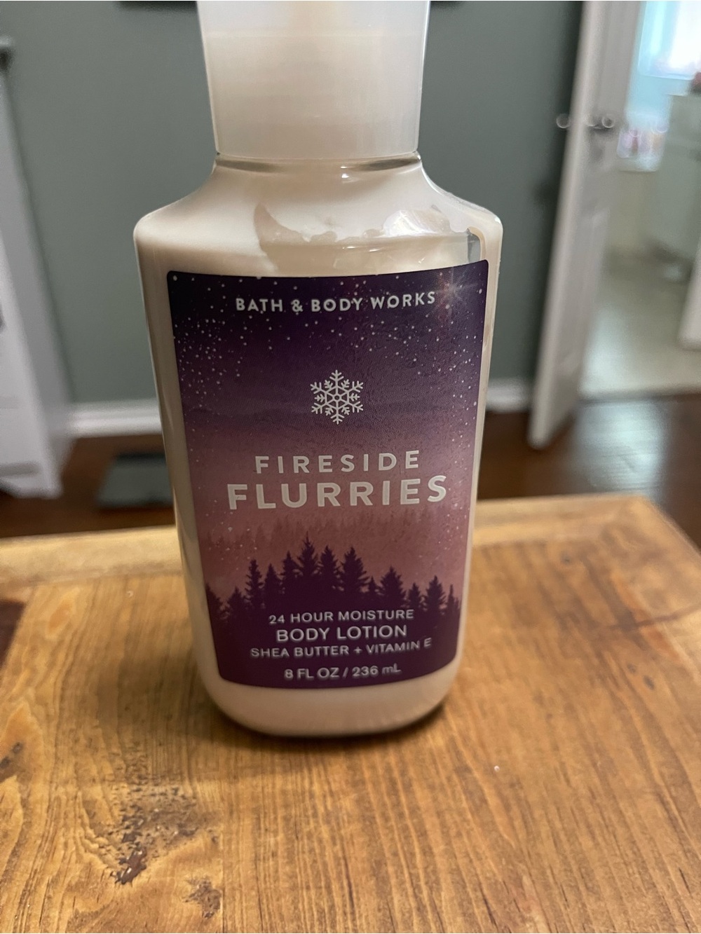 Bath & Body Works Fireside Flurries Body Lotion - Purple